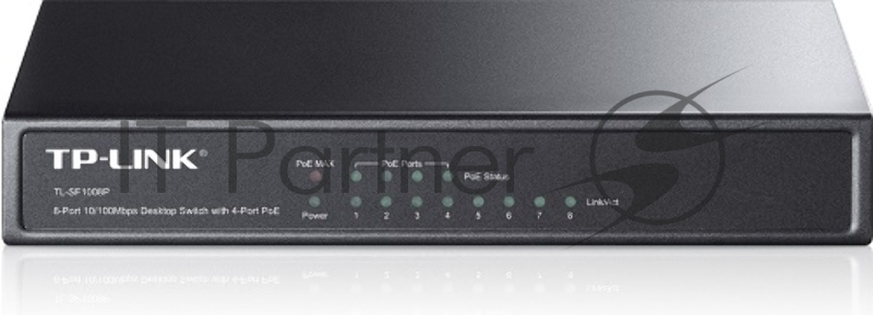 Коммутатор TP-Link SMB TL-SF1008P Коммутатор 8-port 10/100M Desktop PoE Switch