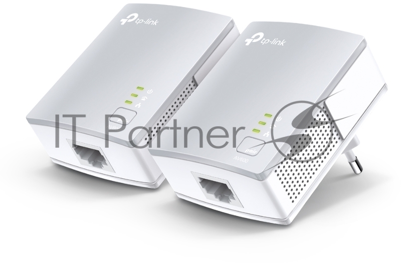 Сетевой адаптер TP-Link TL-PA4010KIT AV600 Nano Powerline Ethernet Adapter Starter Kit, Ultra Compact Size, 500Mbps Powerline Datarate,10/100Mbps Fast Ethernet, HomePlug AV, Green Powerline,Plug and Play, Twin Pa