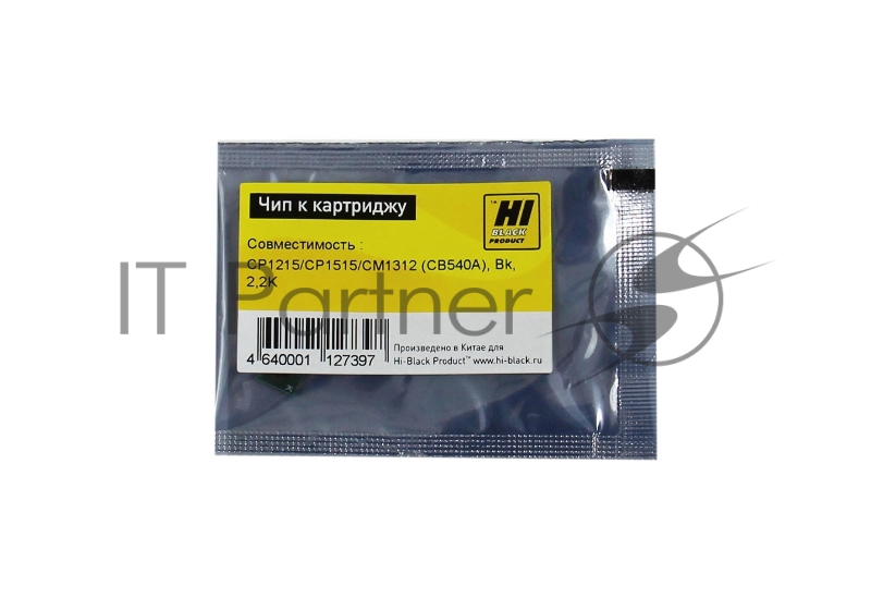 Чип Hi-Black к картриджу HP CLJ CP1215/CP1515/CM1312 new, BK, 2,2K