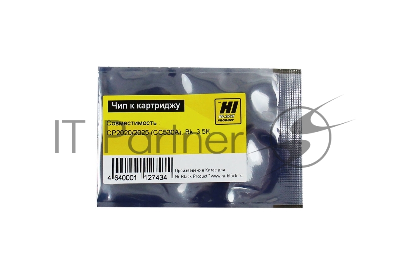 Чип Hi-Black к картриджу HP CLJ CP2020/2025 new, BK, 3,5K