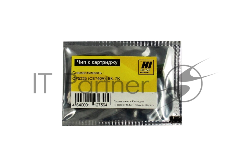 Чип Hi-Black к картриджу HP CLJ CP5225, BK 7K