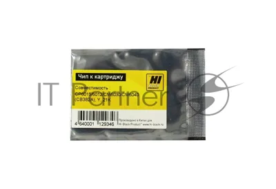 Чип Hi-Black к картриджу HP CLJ CP6015/6012/CM6030/CM6040 (Hi-Black) new, Y, 21K