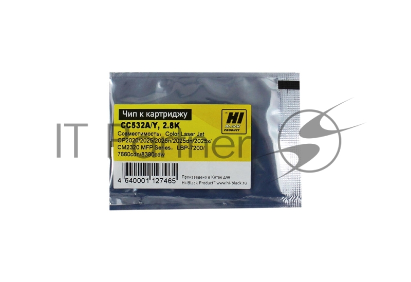 Чип Hi-Black к картриджу HP CLJ CP2020/2025 new, Y, 2,8K
