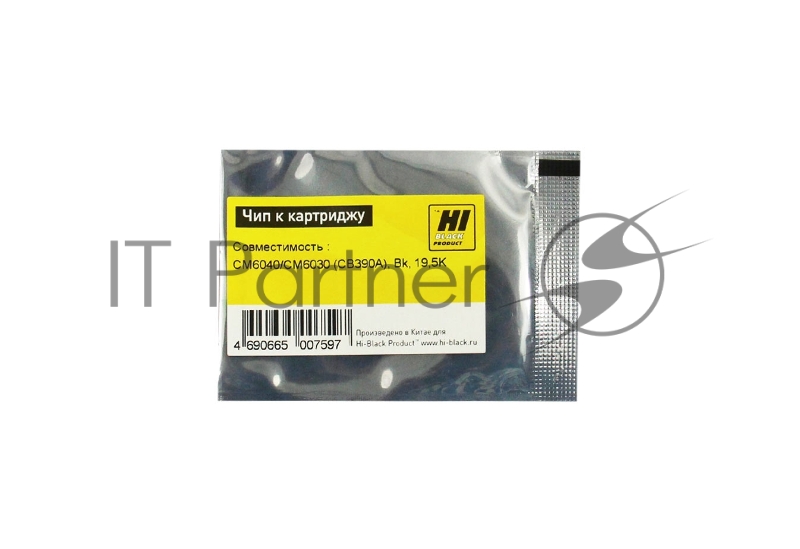 Чип Hi-Black к картриджу HP CLJ CM6040/CM6030 new, BK, 19,5K
