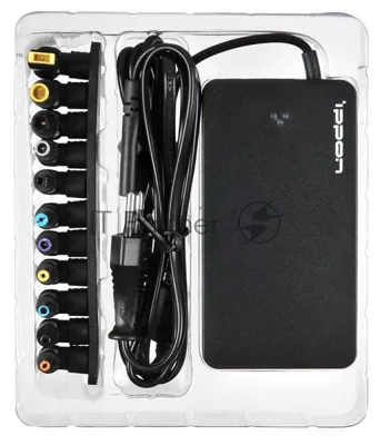 Блок питания Ippon S90U автоматический 90W 15V-19.5V 8-connectors 5A 1xUSB 2.1A от бытовой электросети LED индикатор