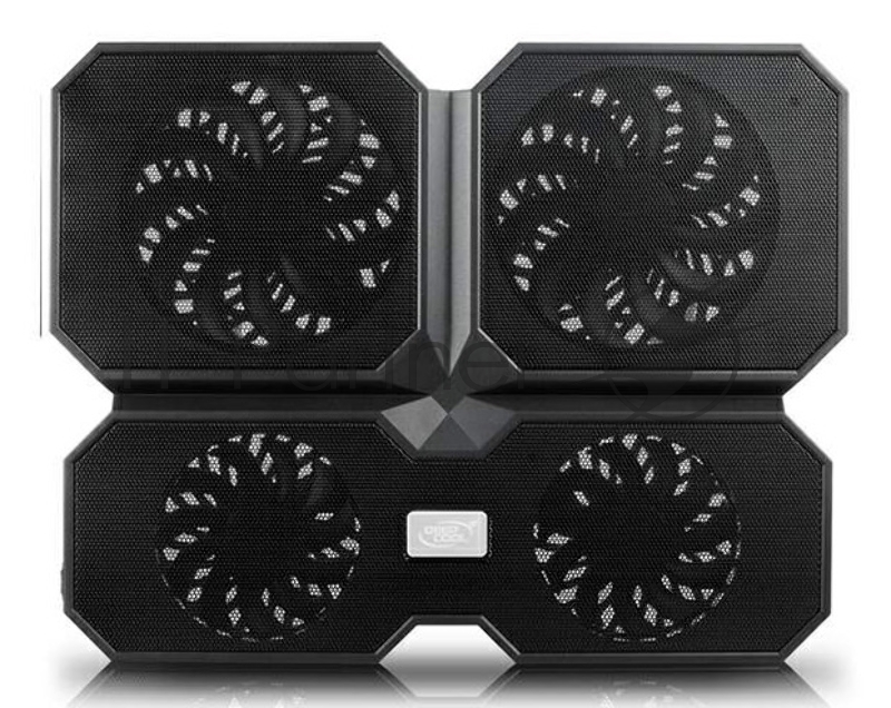 Подставка для ноутбука Deepcool MULTI CORE X6 15.6" 380x295x24мм 24dB 2xUSB 900g Fan-control черный