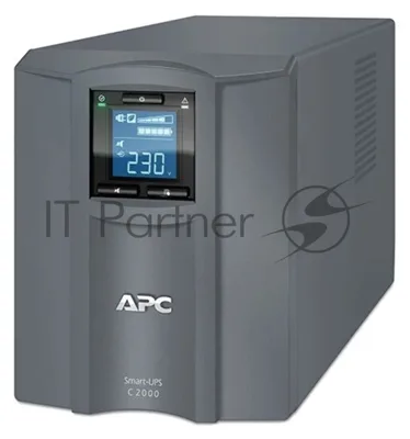 Источник бесперебойного питания APC Smart-UPS C SMC2000I/2000ВА/1300Вт/1 х IEC 320 C19 (компьютерная), 6 х IEC 320 C13 (компьютерная)