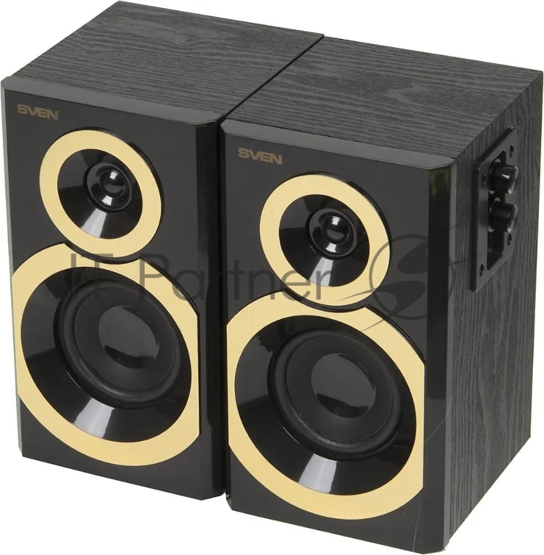 Акустическая система SVEN SPS-619 GOLD акустическая система 2.0, мощность 2х10 Вт(RMS)