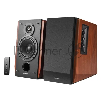 Колонки Edifier R1700 ВТ 2.0 Активные, 2 x 33W RMS, 85 дБА, дерево, беспроводной пульт ДУ
