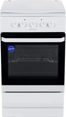 Плита электрическая Hansa FCEW53000 белый, конфорок 4 шт, духовка 68 л, 50 см x 85 см x 60 см