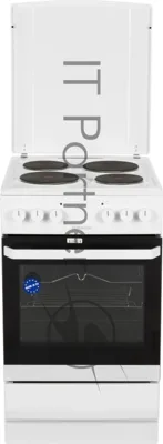 Плита электрическая Hansa FCEW54120 белый, конфорок 4 шт, духовка 62 л, 50 см x 85 см x 60 см