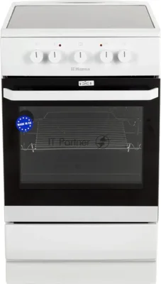 Плита электрическая Hansa FCCW54000 белый, конфорок 4 шт, духовка 68 л, 50 см x 85 см x 60 см