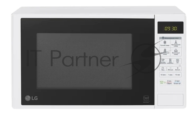 Микроволновая печь LG MS20R42D белый, 20 л, 700 Вт, переключатели - сенсор