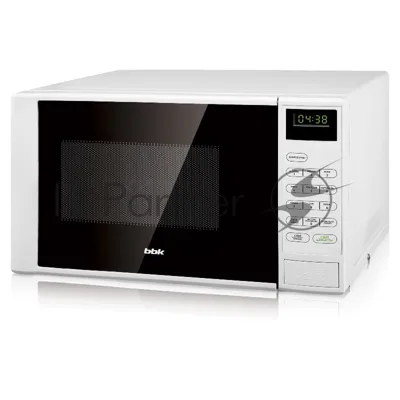 Микроволновая печь BBK 20MWS-728S/W белый/черный, 20 л, 700 Вт, переключатели - сенсор