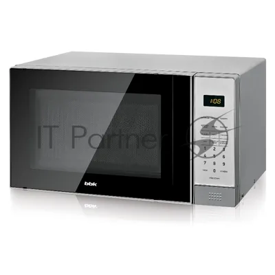 Микроволновая печь BBK 20MWS-729S/BS серебристый/черный, 20 л, 700 Вт, переключатели - сенсор
