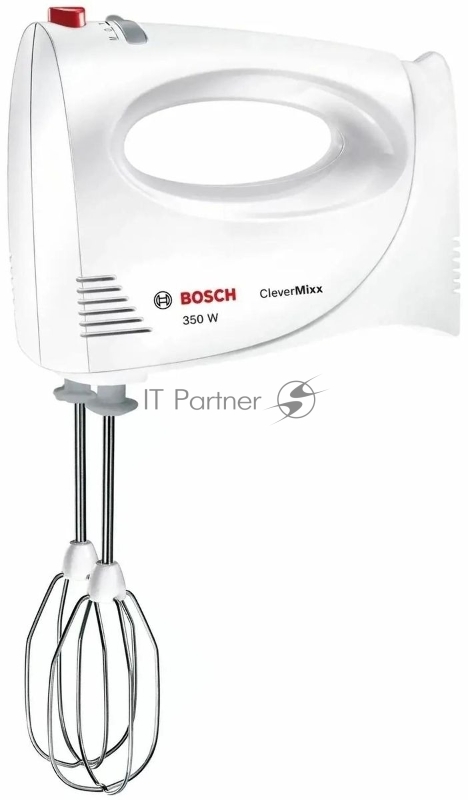 Миксер Bosch MFQ3010 белый, ручной, 300 Вт, 2 скорости