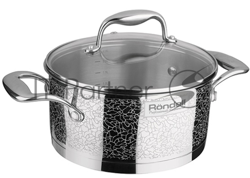 Кастрюля RONDELL RDS-343 Vintage 3,0л RONDELL RDS-343 с/кр. 3,0 л. Vintage. Диаметр: 20 см. Объем: 3.0 л. Высококачественная пищевая сталь 18/10. Толщина стенок 0.7 мм. Тройное вштампованное, а затем вплавленное дно 6.4 мм. Жидкостекольная внешняя деколь. Отметки литража на внутренней поверхности посуды. Крышка из термостойкого стекла с отверстием для выпуска пара. Клепочное крепление аксессуаров. Упаковка - подарочная коробка. Буклет с рецептами. Подходит для всех видов плит. Не подходит для ис