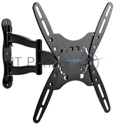Кронштейн для телевизора Kromax TECHNO-5 серый 15"-55" макс.35кг настенный поворот и наклон