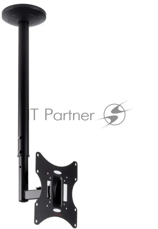 Кронштейн потолочный ARM media LCD-1000 для ЖК ТВ 10"-37", 2 ст. свободы, VESA 75/100/100*200/200, max 30 кг черный
