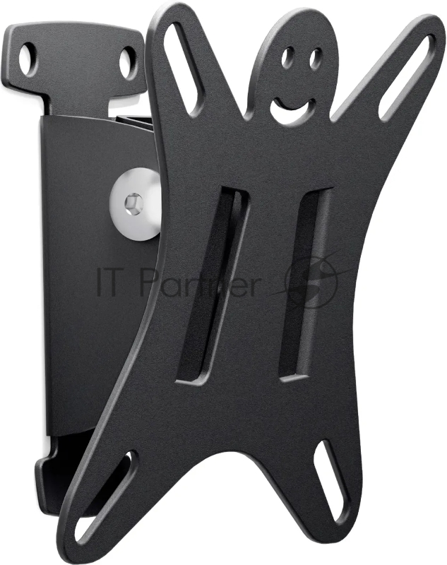 Кронштейн для телевизора Holder LCDS-5002 металлик, 10"-26" макс. 25 кг, настенный, наклон