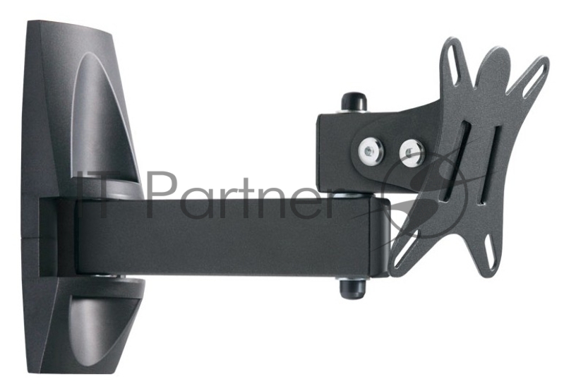Кронштейн для телевизора Holder LCDS-5004 металлик, 10"-26" макс. 25 кг, настенный, поворот и наклон