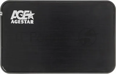 Внешний корпус для HDD AgeStar 3UB2A8-6G SATA алюминий черный 2.5"