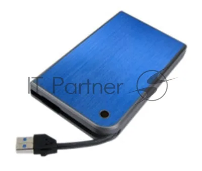 Внешний корпус для HDD/SSD AgeStar 3UB2A14 SATA II пластик/алюминий синий 2.5"