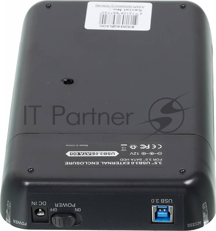 Внешний корпус для HDD AgeStar 3UB3A8-6G SATA II пластик/алюминий черный 3.5"