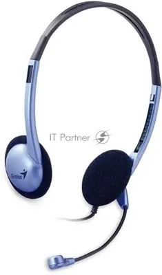 Гарнитура Genius HS-02B фиолетовый, проводная, 3.5 мм
