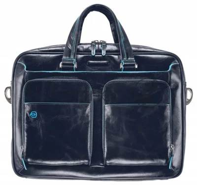Сумка для ноутбука Piquadro Blue Square CA2849B2/BLU2 синий натур.кожа