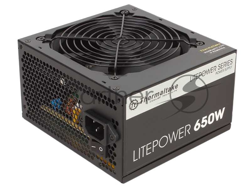Блок питания Thermaltake Litepower (PS-LTP-0650NPCNEU-2), 650Вт, 120мм, черный