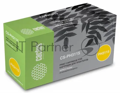 Картридж лазерный Cactus CS-PH3115 (109R00725) черный (3000 стр.) для Xerox Ph3115/3120/3121/3130/3131/3132