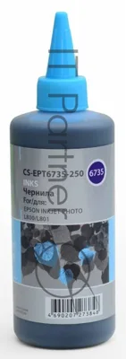 Чернила Cactus CS-EPT6735-250 светло-голубой 250мл для Epson L800/L810/L850/L1800