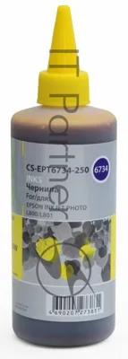 Чернила Cactus CS-EPT6734-250 желтый 250мл для Epson L800/L810/L850/L1800