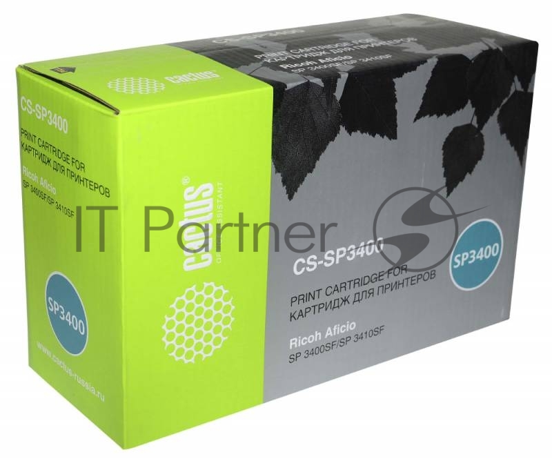 Картридж лазерный Cactus CS-SP3400 черный (5000 стр.) для Ricoh Aficio SP 3400/3410/3400n/3410dn/3400sf/3410sf