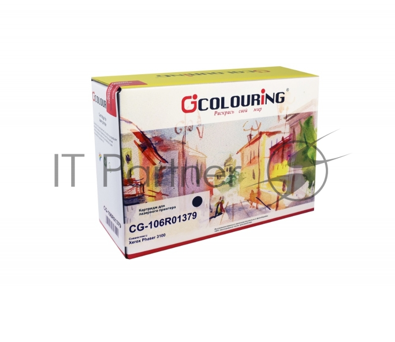 Картридж лазерный Colouring CG-106R01379 черный (4000 стр.) для принтеров Rank Xerox Phaser 3100S/3100X/3100MFP