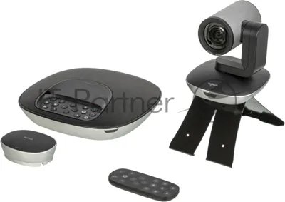 Веб-камера Logitech Group 1920x1080, 30 кадр/с, USB Type-A, микрофон (4 шт, шумоподавление), автоматическая фокусировка, автоосвещение, универсальное крепление, штатив в комплекте