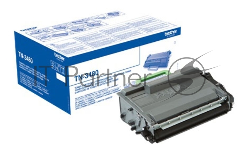 Картридж лазерный Brother TN3480 черный (8000 стр.) для Brother HL-L5000D/L5100DN/L5100DNT/L5200DW/L5200DWT/L6250DN/L6300DW/L6300DWT/L6400DW/L6400DWT/DCP-L5500DN/L6600DW/MFC-L5700DN/L5750DW/L6800DW/L6800DWT/L6900DW/L6900DWT