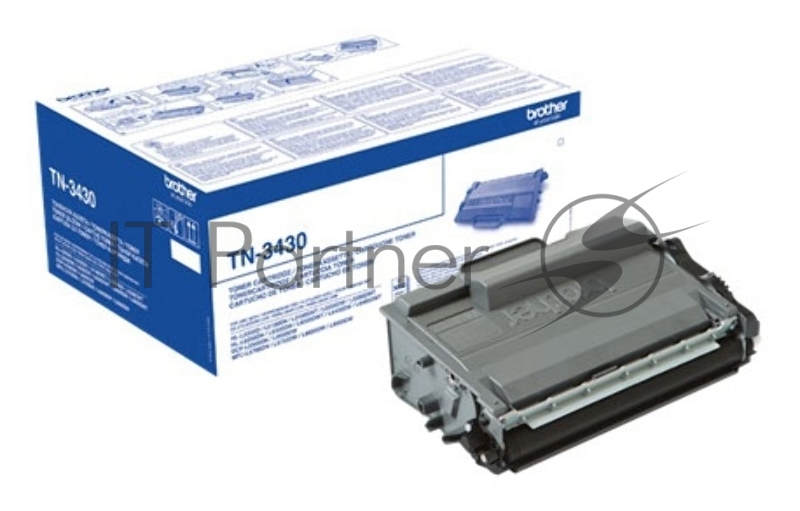Картридж лазерный Brother TN3430 чёрный (3000стр.) для Brother HL-L5000D/L5100DN/L5100DNT/L5200DW/L5200DWT/L6250DN/L6300DW/L6300DWT/L6400DW/L6400DWT/DCP-L5500DN/L6600DW/MFC-L5700DN/L5750DW/L6800DW/L6800DWT/L6900DW/L6900DWT