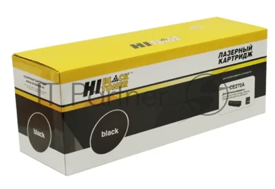 Картридж лазерный HP CLJ CP5520/5525/Enterprise M750 (Hi-Black) CE270A, BK, 13,5K