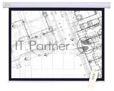 Экран Cactus 180x180 см Motoscreen CS-PSM-180x180 1:1 настенно-потолочный рулонный белый (моторизованный привод)