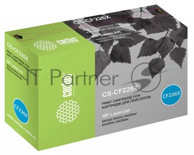 Картридж лазерный Cactus CS-CF226X черный, для HP LJ M402d/M402n/M426dw/M426fdn/M426fdw (9000 стр.) (аналог CF226X)