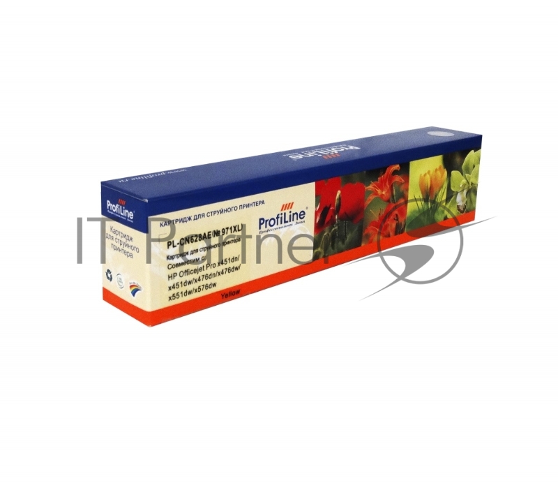 Картридж струйный ProfiLine PL-CN628AE №971XL для принтеров HP Officejet Pro X451dw/X476dw/X551dw/X576dw Yellow пигмент