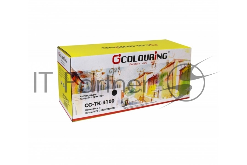 Картридж лазерный Colouring CG-TK-3100 черный (12500 стр.) для Kyocera FS-2100D/2100DN