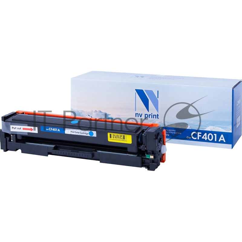 Картридж лазерный NVPrint совместимый HP Laser Jet Pro M252, MFP M277 CF401A Cyan (1400k)