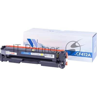 Картридж лазерный NVPrint совместимый для LJ Pro M477fdn/M477fdw/M477fnw/M452dn/M452nw CF412A Yellow (2300k)
