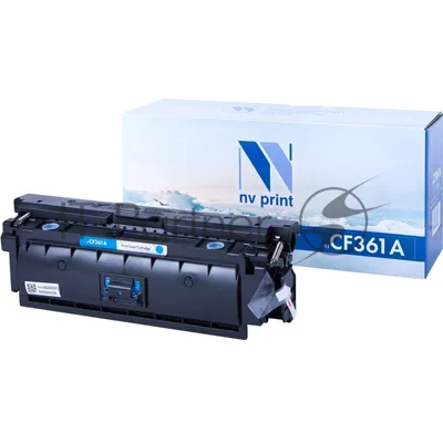 Картридж лазерный NVPrint совместимый НР CF361A Cyan для LJ Color M552/M553 (5000k)