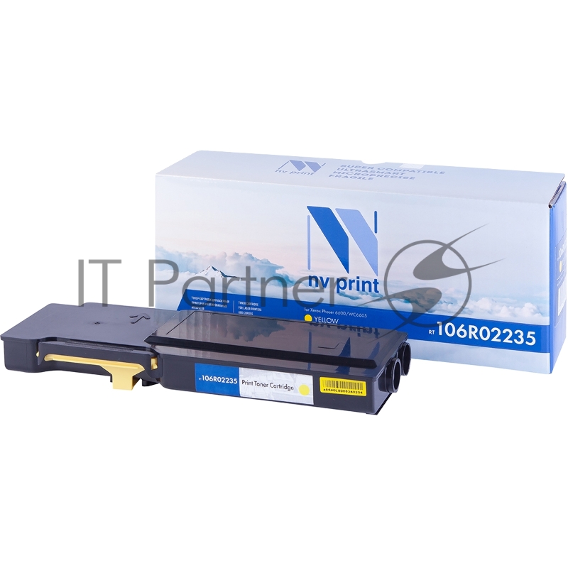 Картридж лазерный NVPrint совместимый Xerox 106R02235 Yellow для Phaser 6600/WC6605 (6000k)