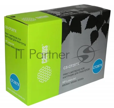 Картридж лазерный Cactus CS-CF287X черный (18000 стр.) для HP LJ M506dn/M506n/M506x