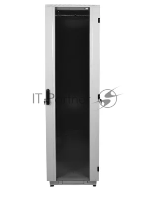 Шкаф телекоммуникационный напольный 42U (600x800) дверь стекло, черный (ШТК-М-42.6.8-1ААА-9005) (3 коробки)
